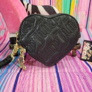 Juicy Couture Black Zip Wristlet
